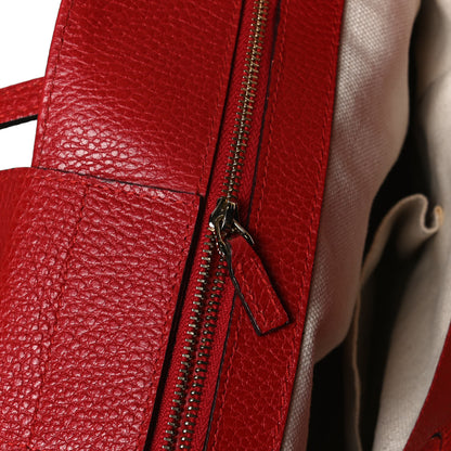 Gucci Dollar Calfskin Small Swing Tote Red 15 of 15