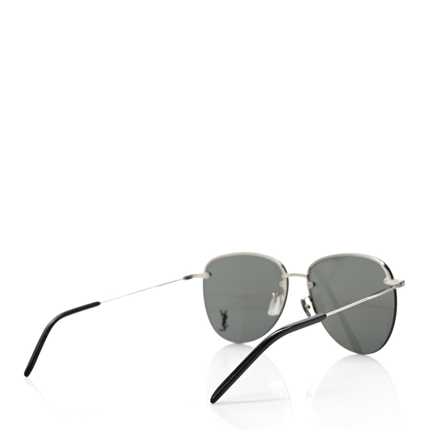 Metal Aviator 61mm SL 328 Sunglasses Black
