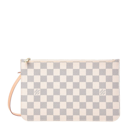 Louis Vuitton Damier Azur Neverfull MM GM Pochette 1 of 8