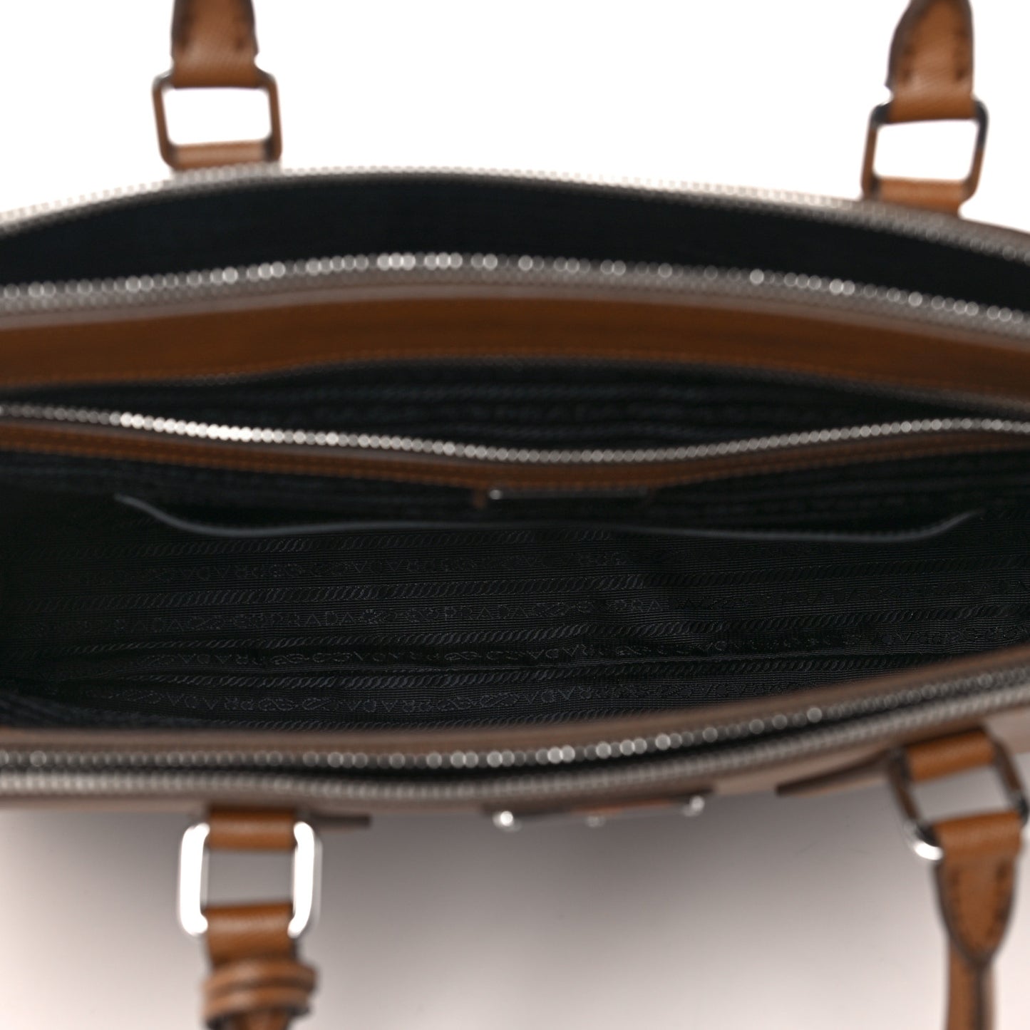 Saffiano Travel Extra Large Galleria Double Zip Tote Cannella