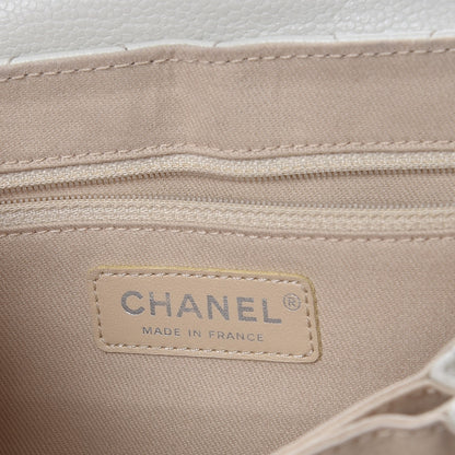 Chanel Caviar Quilted Timeless Accordion Flap White 6 of 17