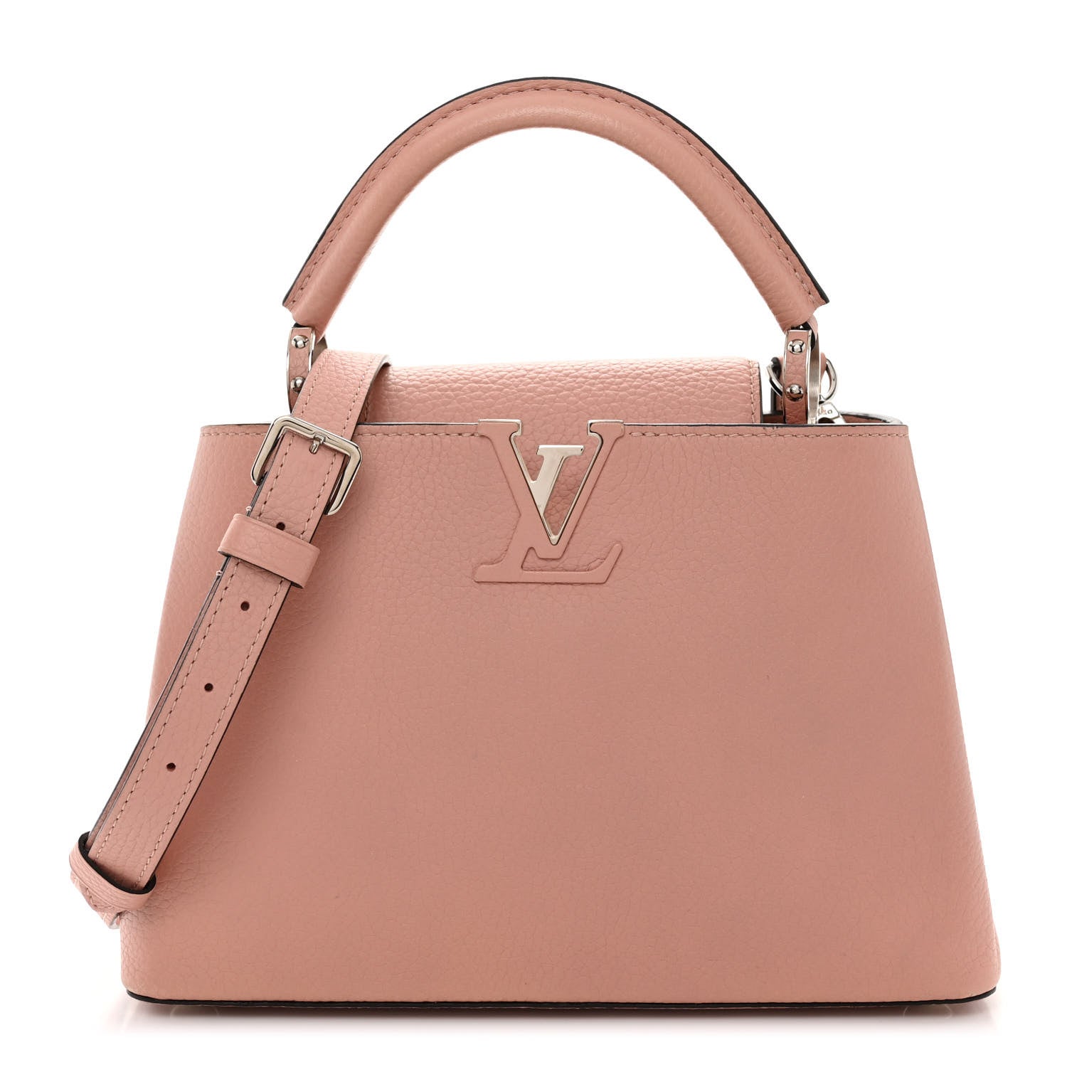 Louis Vuitton Taurillon Capucines BB Magnolia 1 of 10
