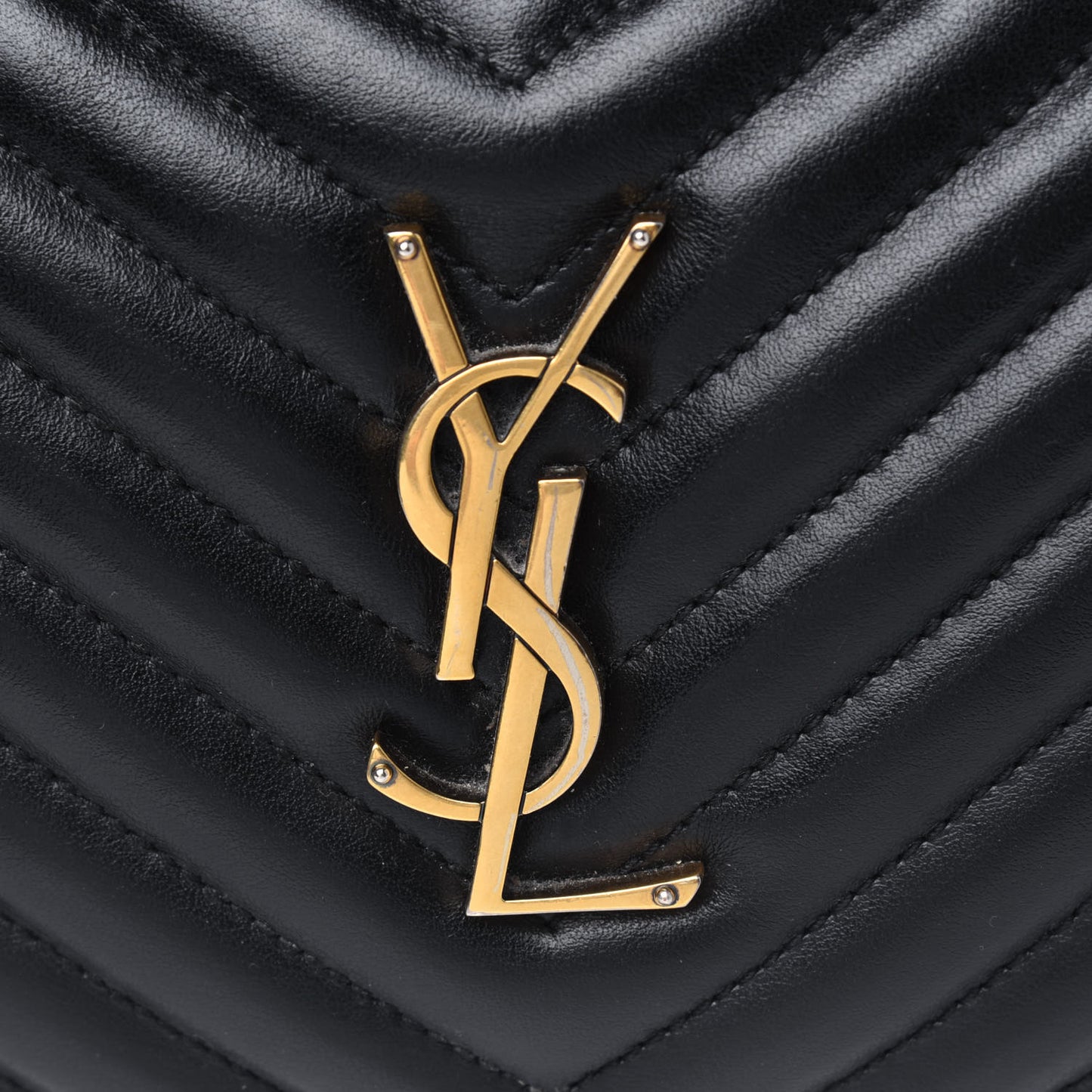 Calfskin Matelasse Monogram Lou Camera Bag Black