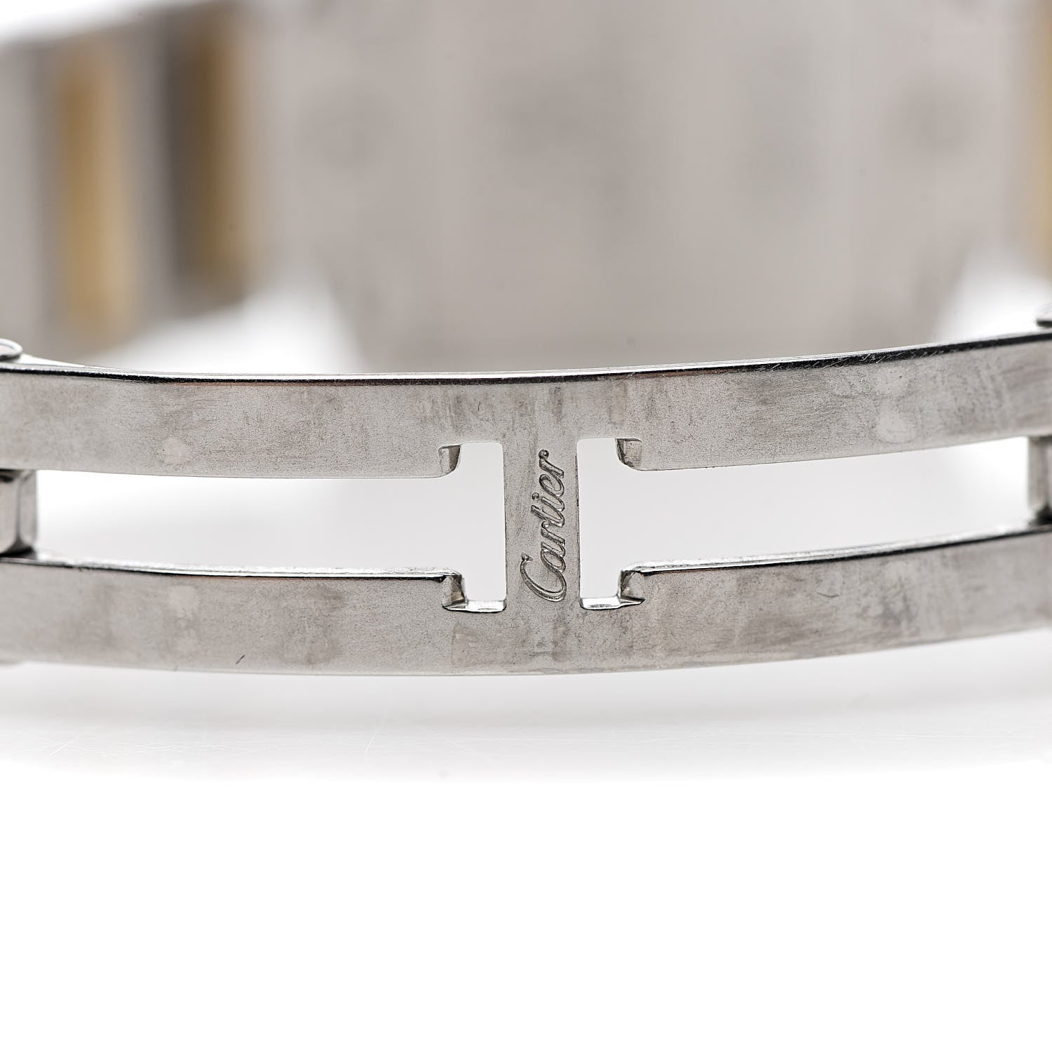 Cartier Stainless Steel 18K Yellow Gold 20mm Tank Francaise Quartz Watch 5 of 10