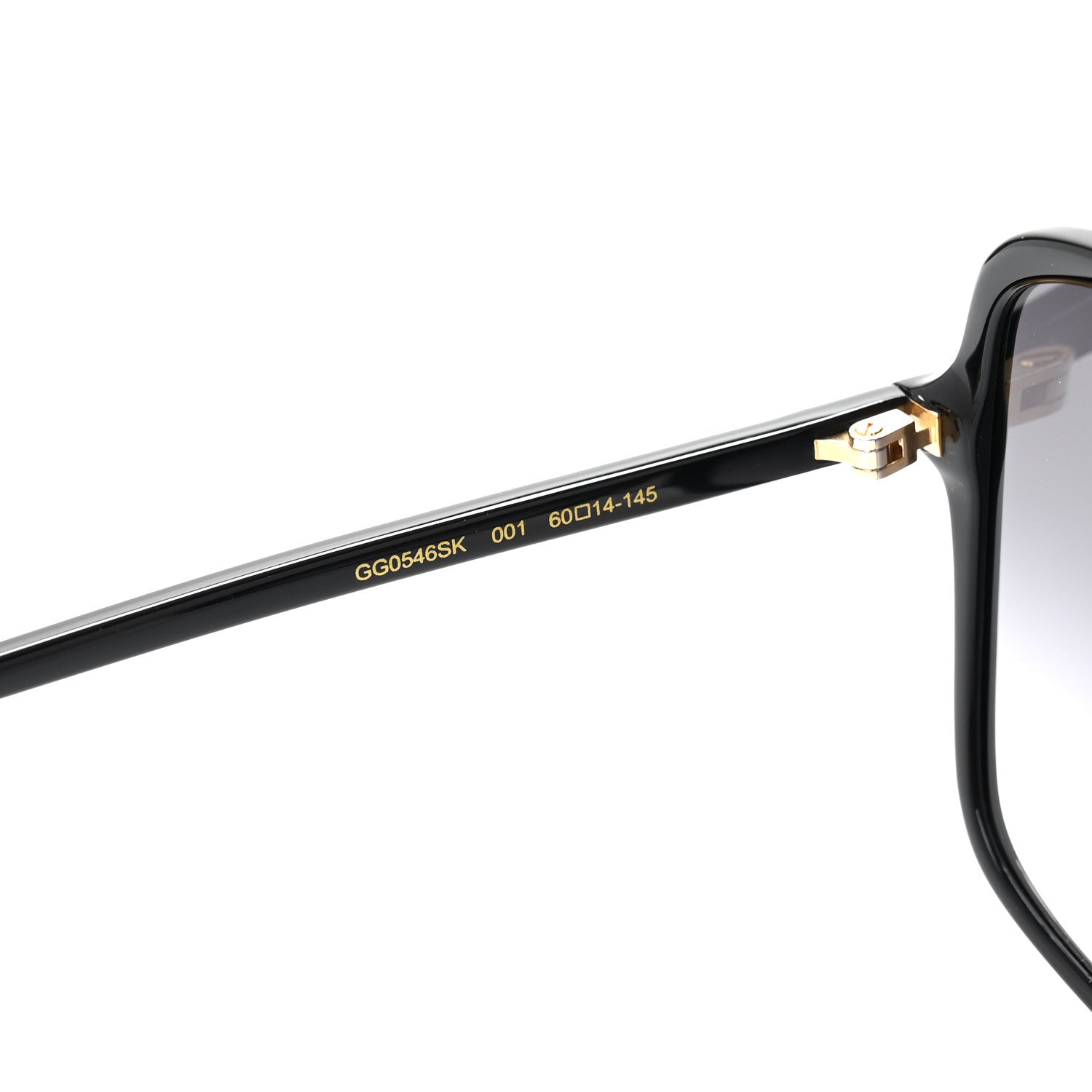 Gucci Oversized Square GG0546SK Sunglasses Black 6 of 9