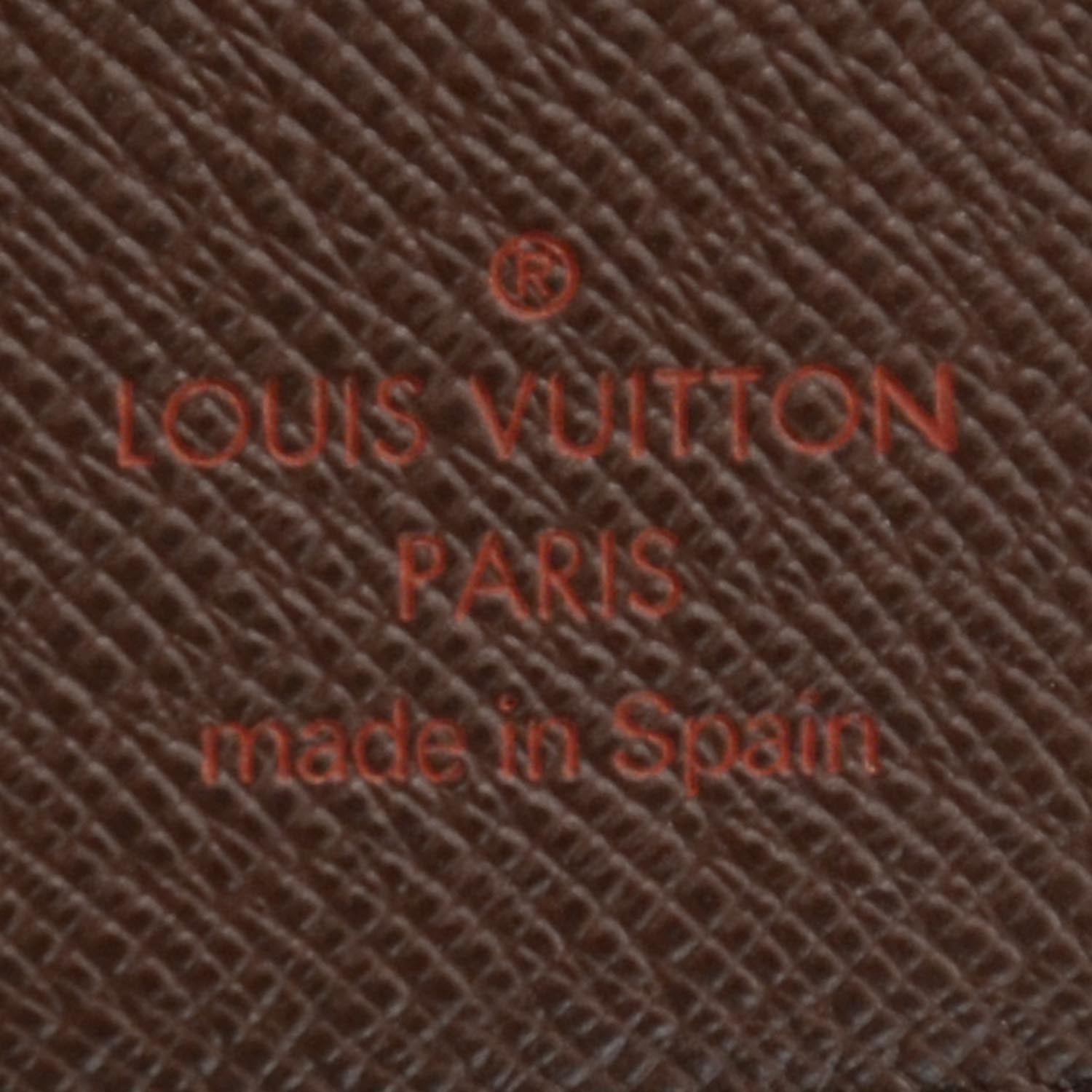 Louis Vuitton Damier Ebene Small Ring Agenda 6 of 7
