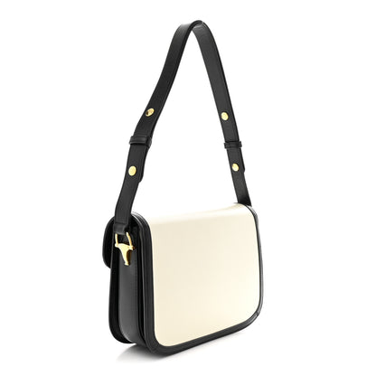 Gucci Azalea Calfskin Tri-Color Horsebit 1955 Shoulder Bag Mystic White Sun Oil Black 3 of 11