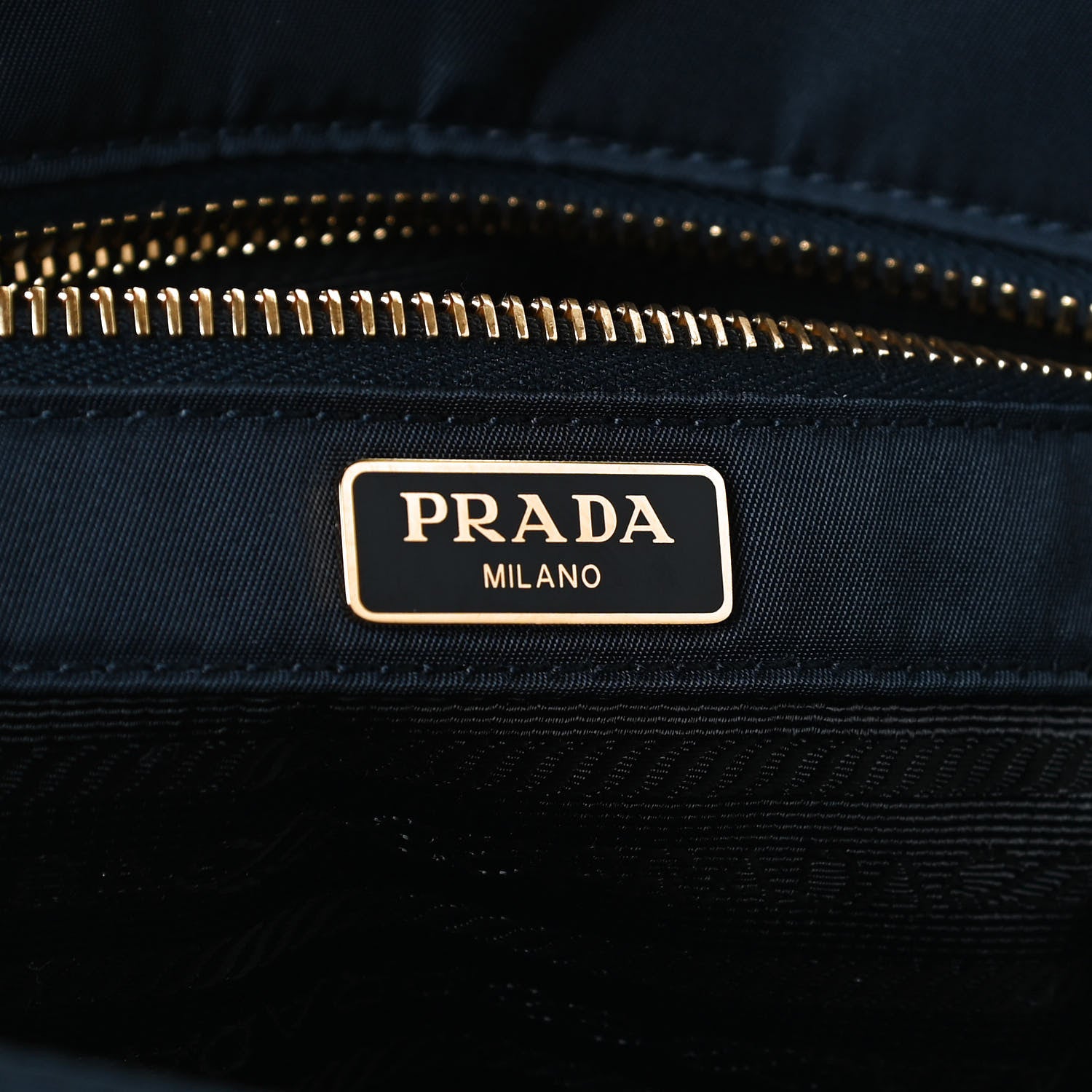 Prada Tessuto Nylon Spazzolato Tote Bleu 6 of 10