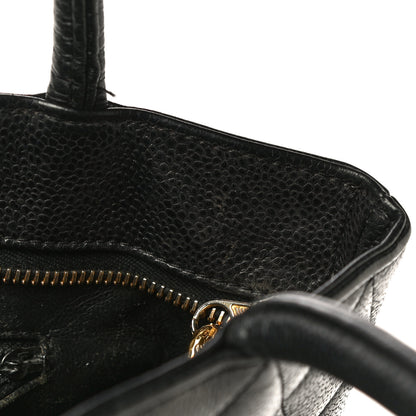 Chanel Caviar Quilted Medallion Tote Black 20 of 24