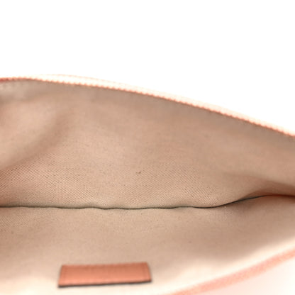 Gucci Monogram Textured Dollar Calfskin Ophidia Shopping Tote Pouch Cloche Rose Pink 5 of 7