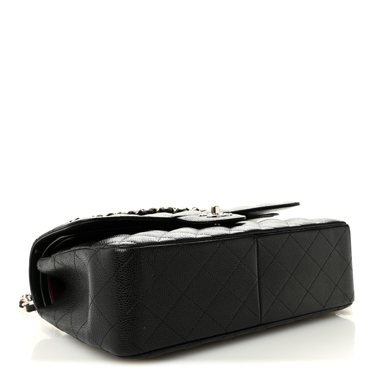 Chanel Caviar Quilted Jumbo Double Flap Black 4 of 10