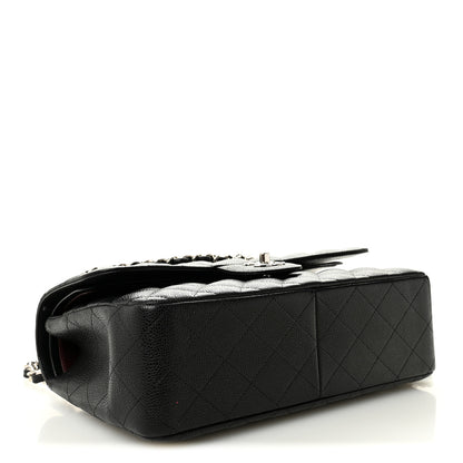 Chanel Caviar Quilted Jumbo Double Flap Black 4 of 10