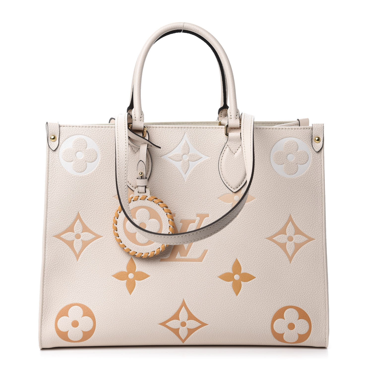 Louis Vuitton Empreinte Monogram Giant By The Pool Onthego MM Cream Saffron 1 of 11