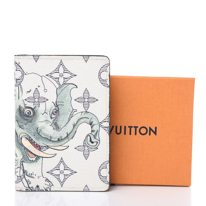 Louis Vuitton Savane Monogram Chapman Pocket Organizer White 7 of 8
