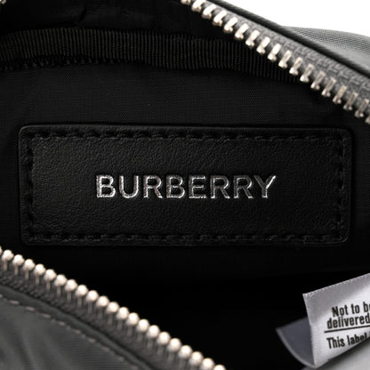 Burberry Econyl Logo Print Small Cannon Bum Bag Charcoal Grey 6 of 9