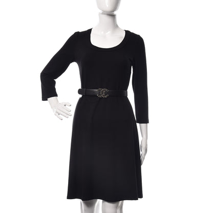 Chanel Calfskin CC Chain Belt 90 36 Black 2 of 9