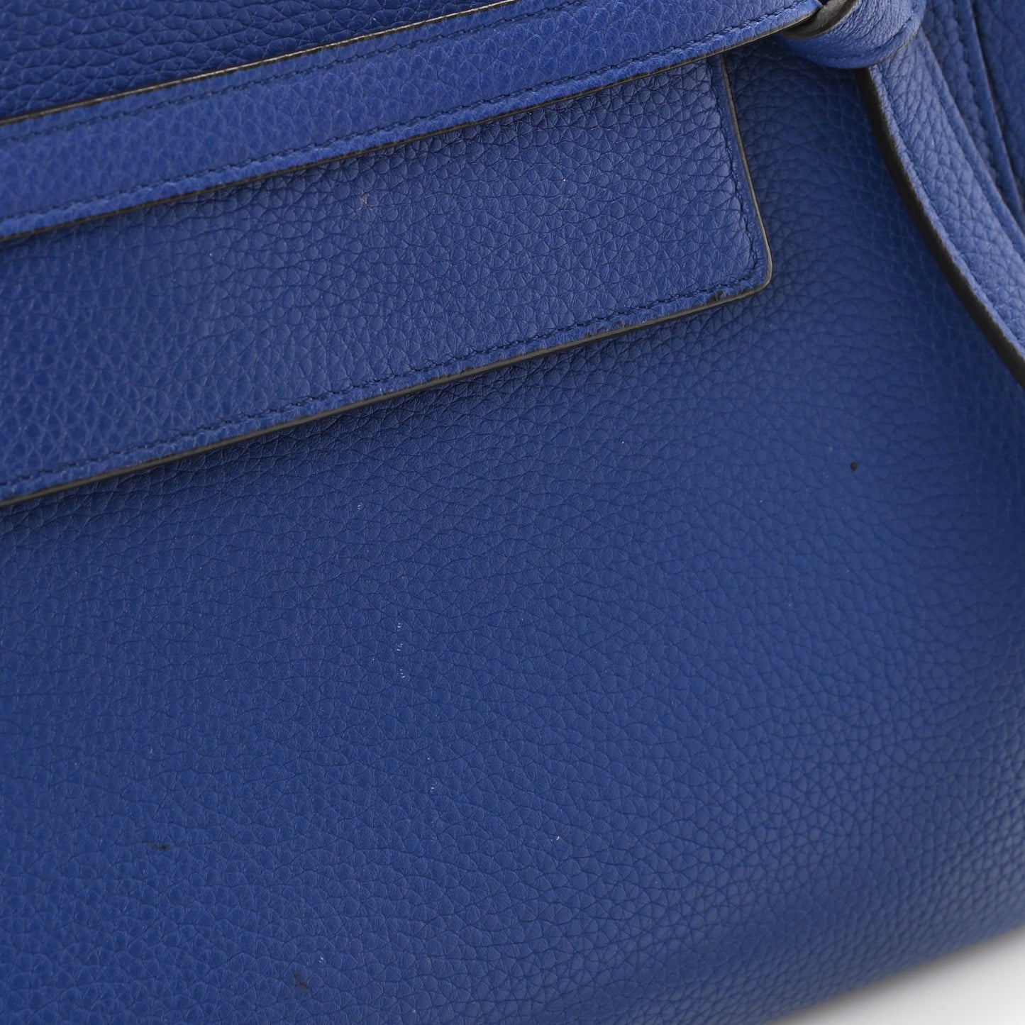 Grained Calfskin Mini Belt Bag Indigo