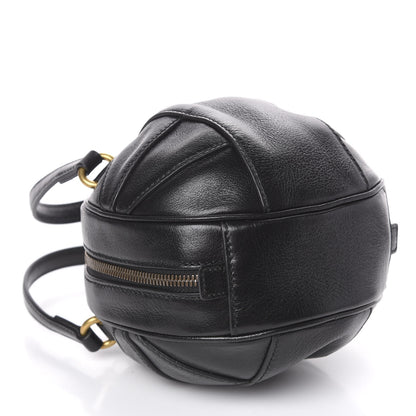 Gucci Piuma Lux Energy Mini Tifosa Basketball Shaped Shoulder Bag Black 3 of 9