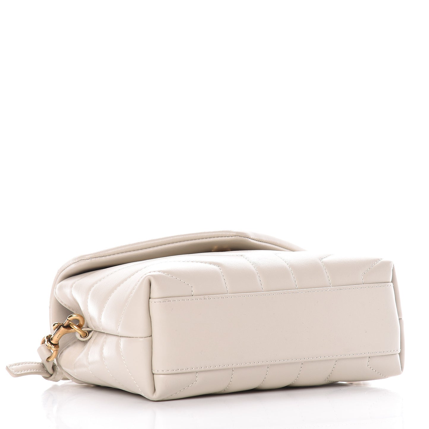 Calfskin Y Quilted Monogram Toy Loulou Crossbody Bag Crema Soft