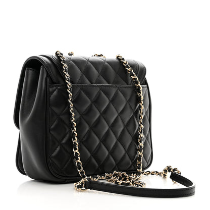 Chanel Lambskin Quilted Small Lovely Day Flap Black 3 of 10