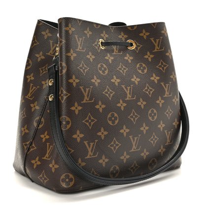Louis Vuitton Monogram Neonoe MM Black 3 of 10