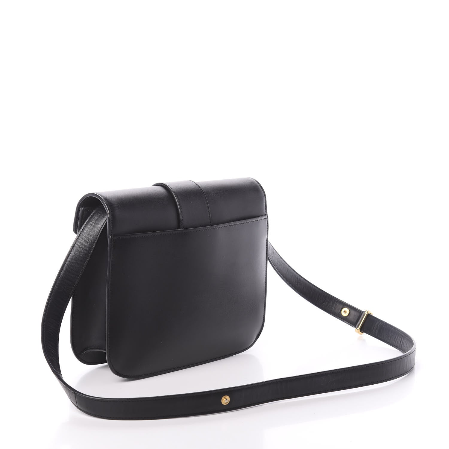 Saint Laurent Smooth Calfskin Nico Shoulder Bag Black 3 of 9