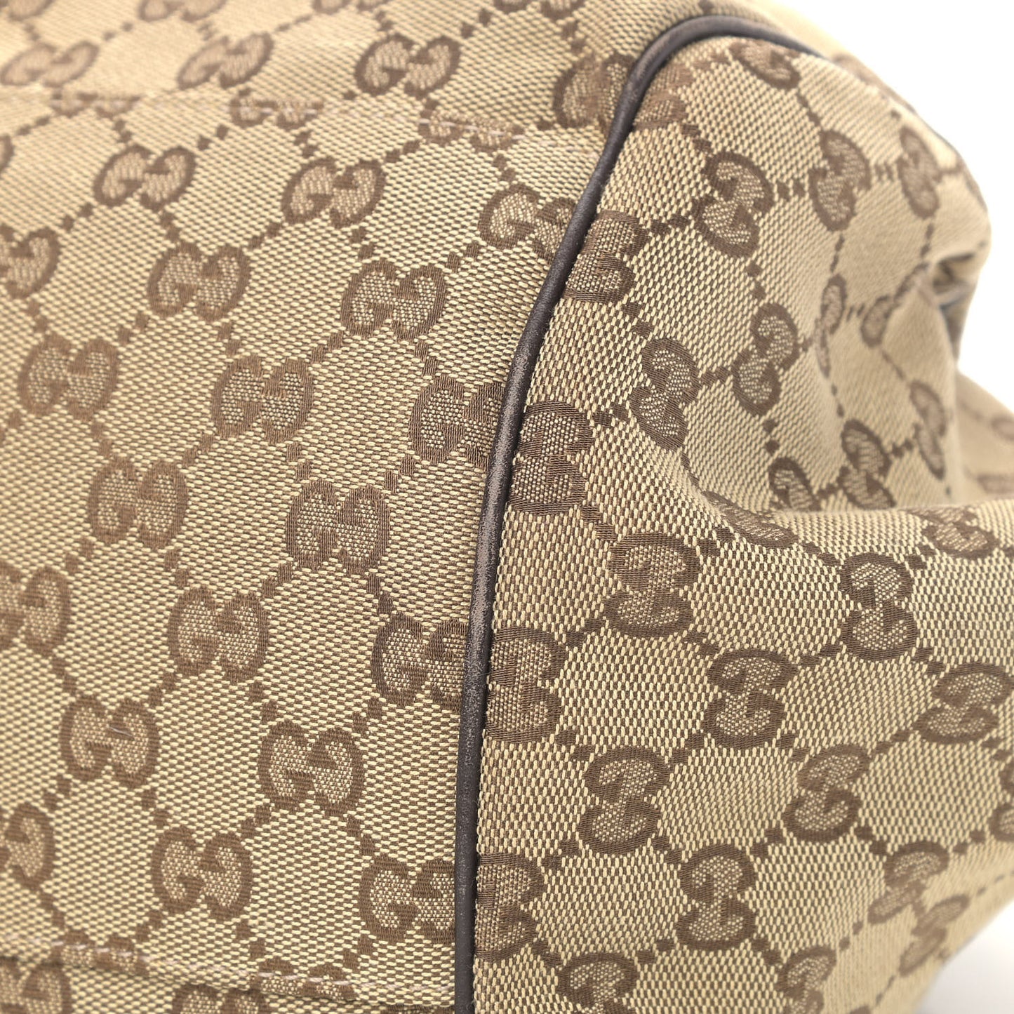 Monogram Medium Sukey Boston Bag Brown