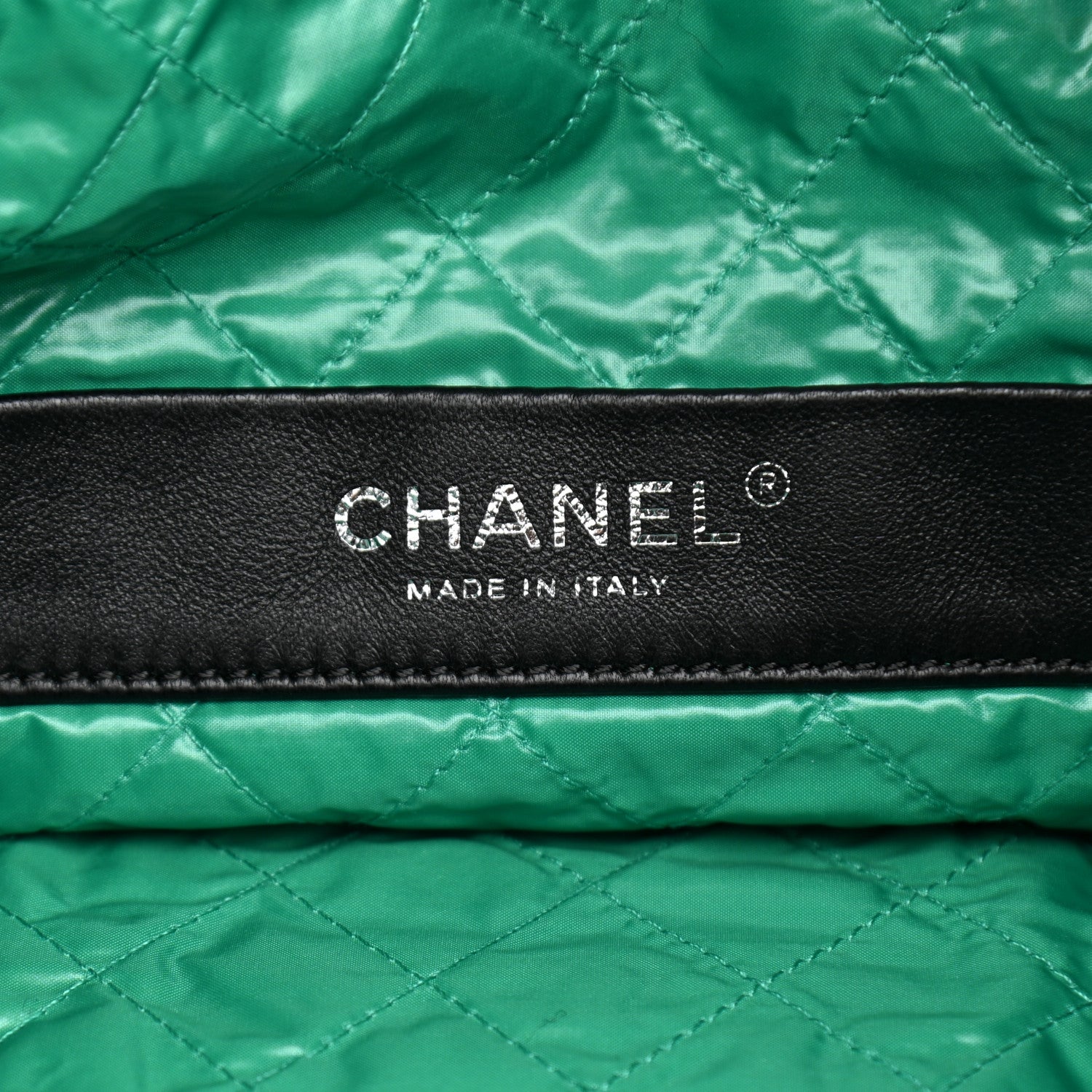 Chanel Tweed Resin Strass Large Robot Shopping Bag Black 6 of 10