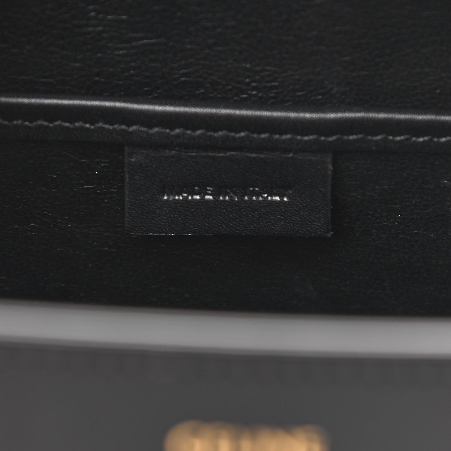 Calfskin Lambskin Canvas Jacquard Floral Nano Luggage Black