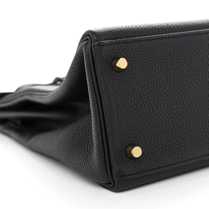 Hermes Togo Kelly Retourne 32 Black 9 of 12