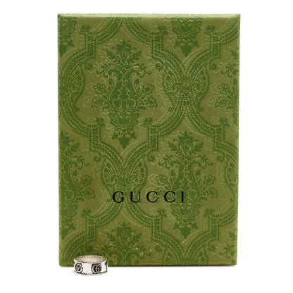 Gucci Sterling Silver Torchon GG Marmont Ring 57 8 7 of 7