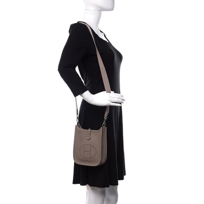 Hermes Taurillon Maurice Evelyne TPM Gris Asphalte 2 of 9