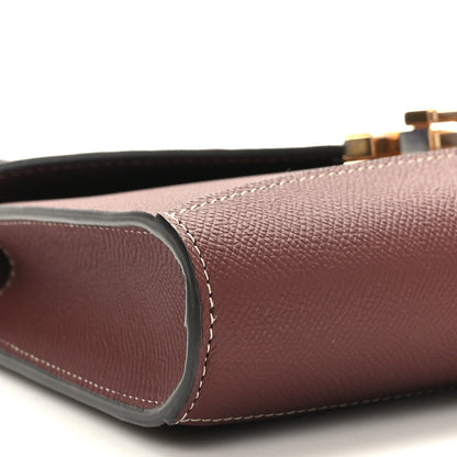 Moynat Carat Calfskin Gabrielle Clutch Tonka 8 of 9