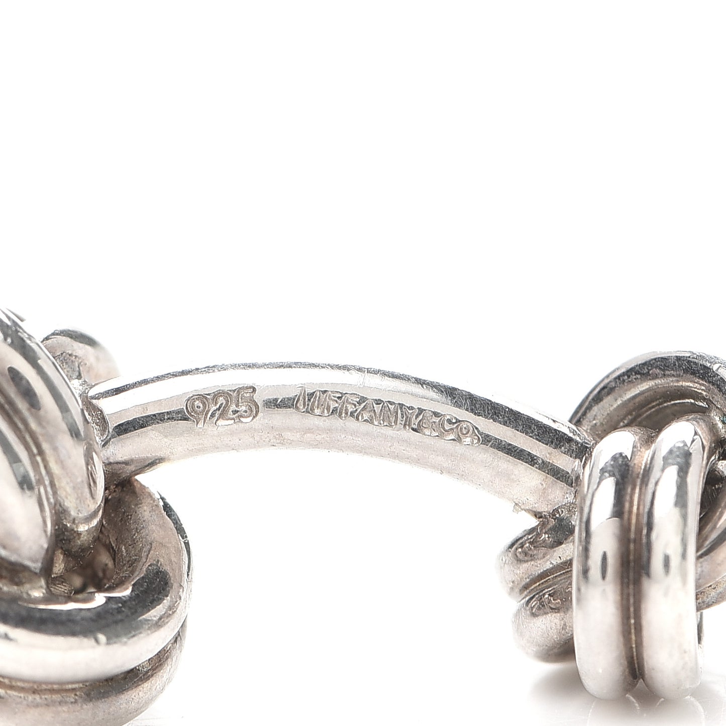 Sterling Silver Double Knot Cufflinks