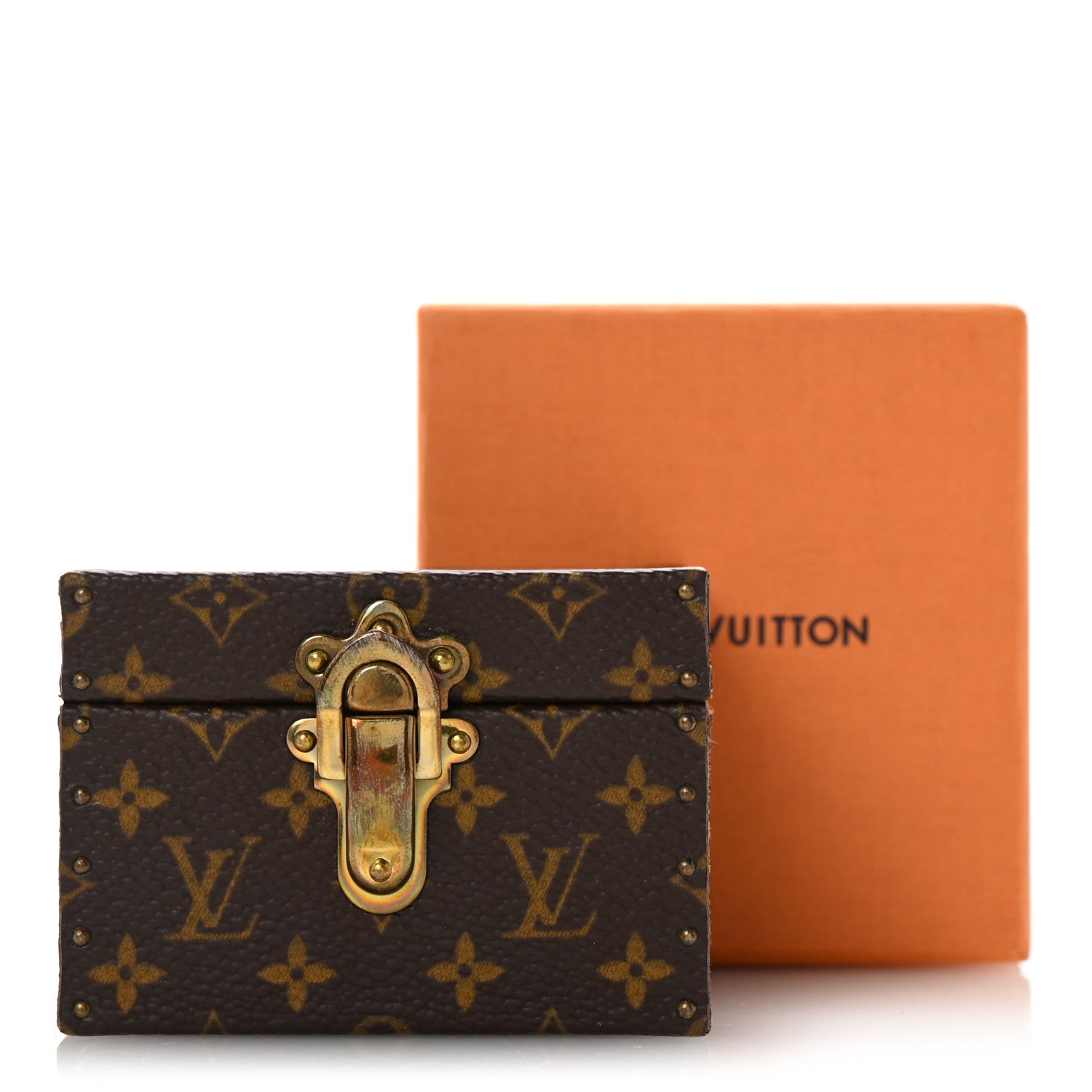Louis Vuitton Monogram Ring Box Mini Trunk Case 8 of 8