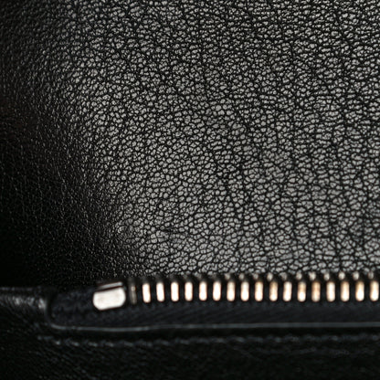 Saint Laurent Sheepskin Matelasse Chevron Monogram Medium College Bag Black 9 of 12