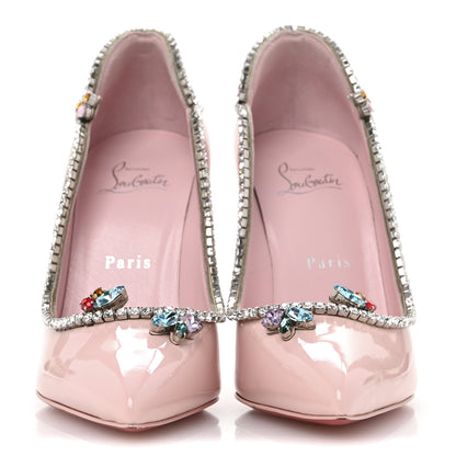 Christian Louboutin Patent Chick Queen 100 Pumps 37 Rosy 3 of 8