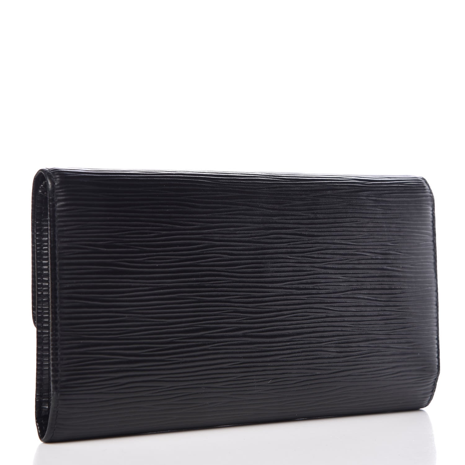 Louis Vuitton Epi Porte Tresor International Wallet Black 3 of 6