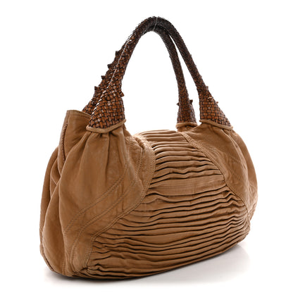 Fendi Nappa Pleated Nuvolata Spy Bone 3 of 14