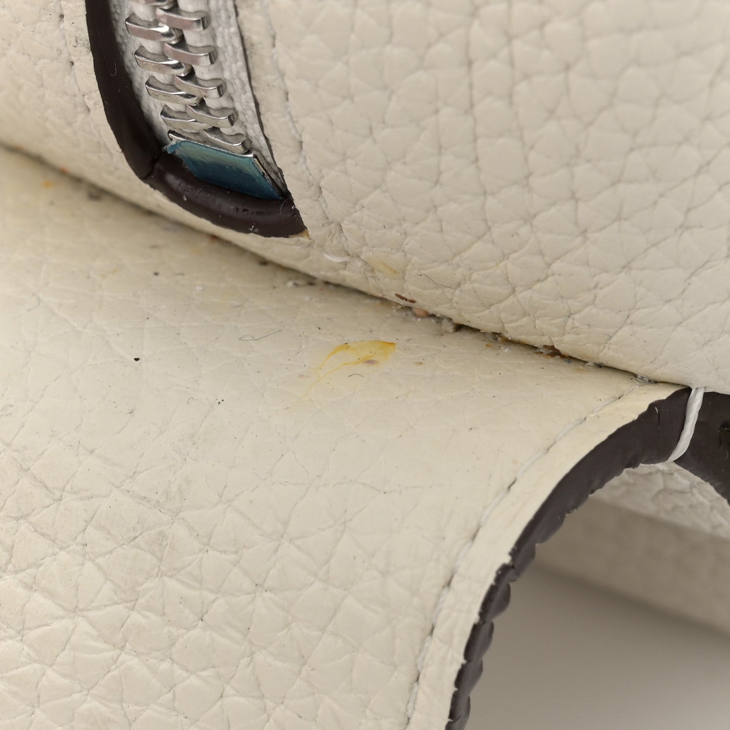 Delvaux Taurillon Soft Mini Cool Box Satchel Ivory 14 of 14