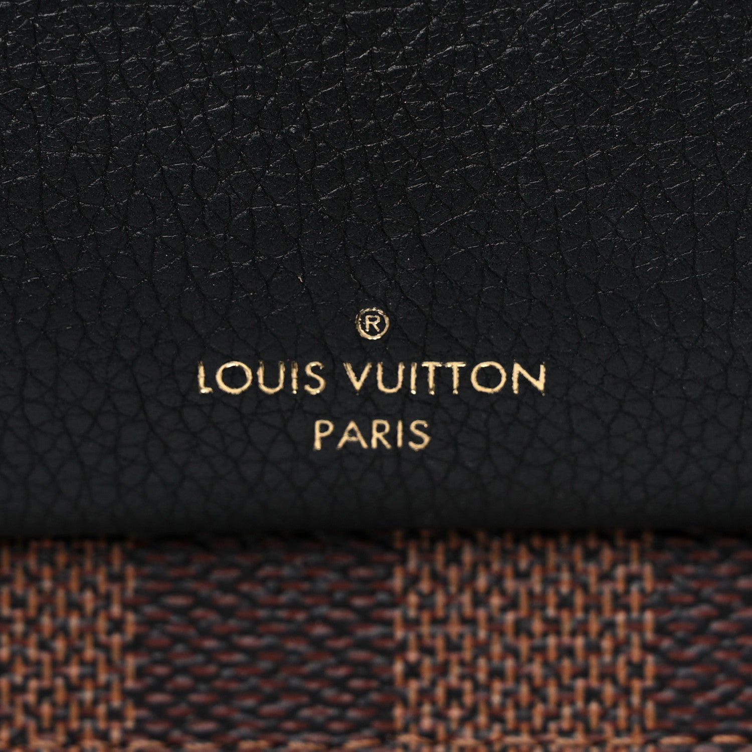 Louis Vuitton Damier Ebene Vavin Chain Wallet Black 6 of 10