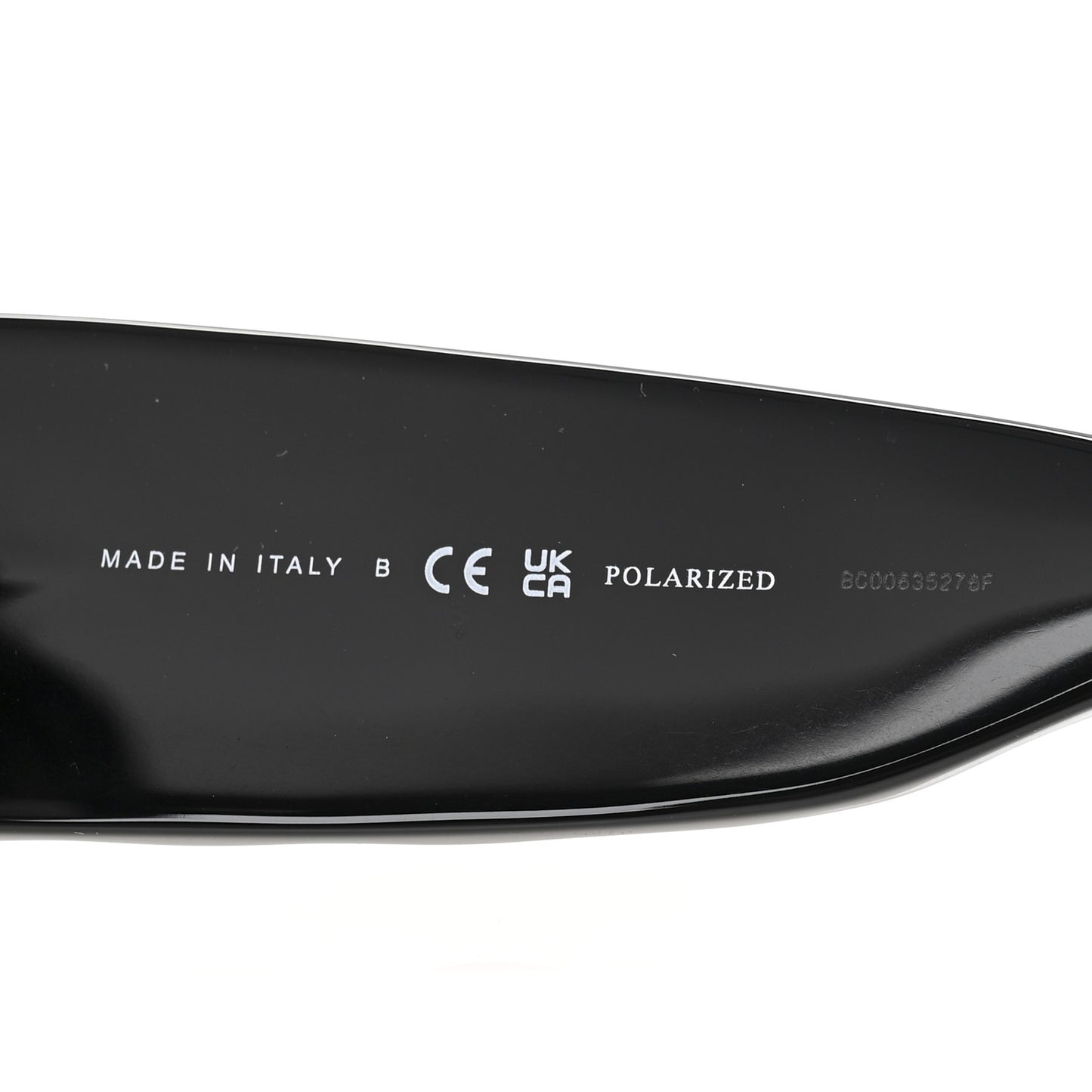Acetate Quilted CC Rectangle Sunglasses 5483-A Black
