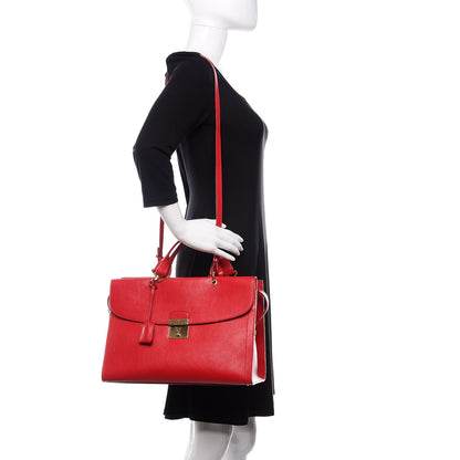 Marc Jacobs Calfskin The 54 Flap Bag Flame 2 of 13