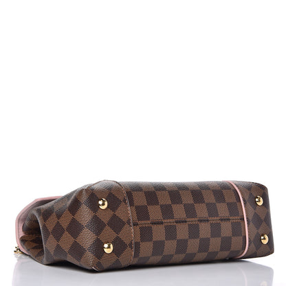 Louis Vuitton Damier Ebene Caissa Clutch Rose Ballerine 4 of 7