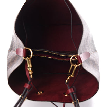 Louis Vuitton Damier Ebene Neonoe MM Cherry Berry 5 of 9