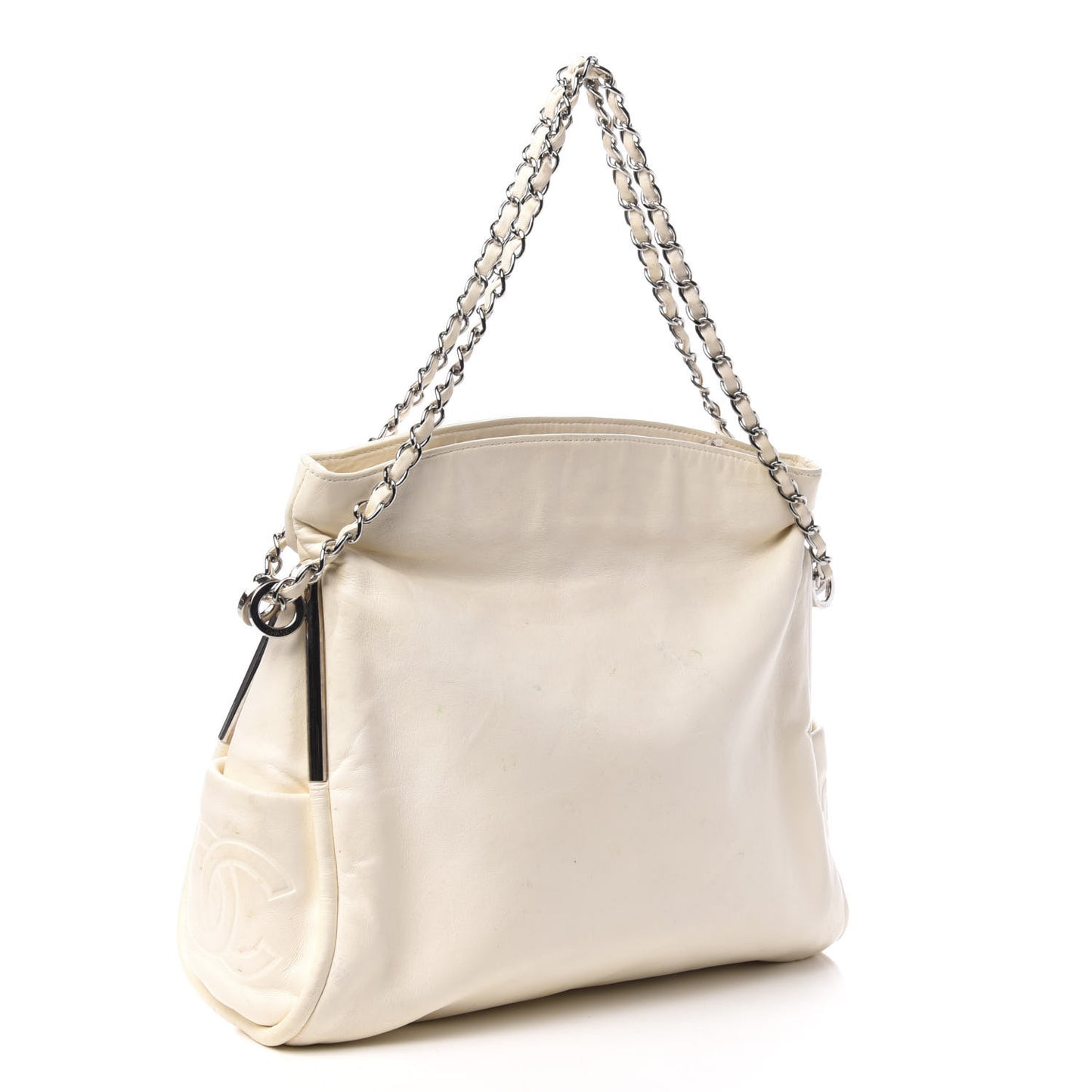 Lambskin Medium Ultimate Soft Tote Ivory
