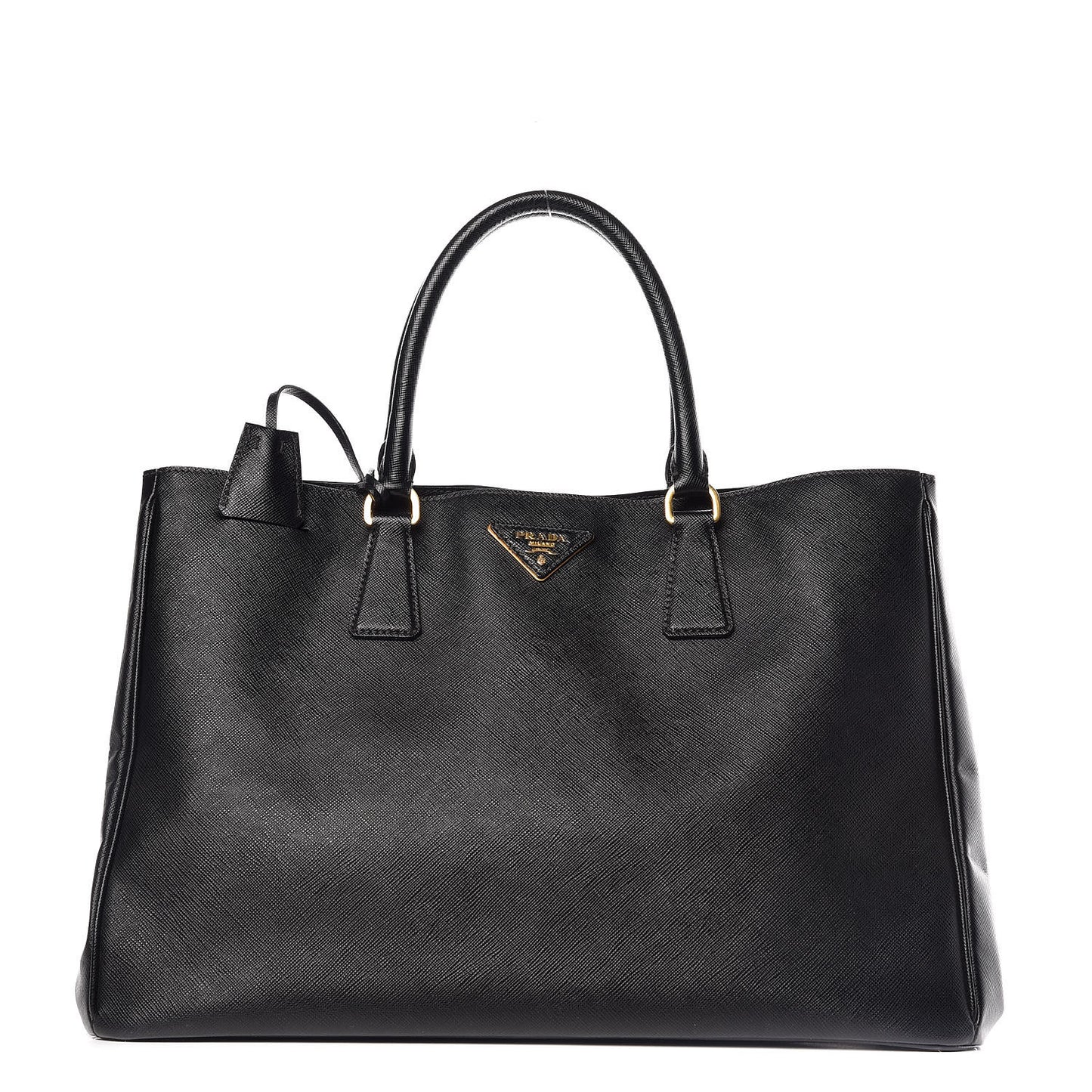 Saffiano Lux Large Tote Black