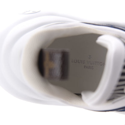 Louis Vuitton Patent Monogram Stripe LV Archlight Sneakers 36 White Blue 7 of 9