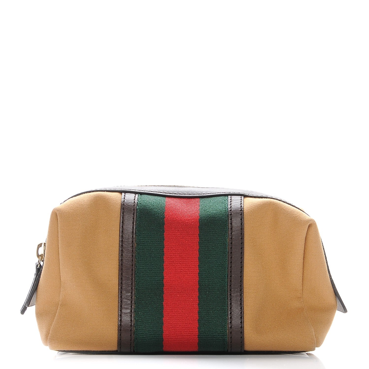 Gucci Canvas Web Small Cosmetic Case 1 of 7