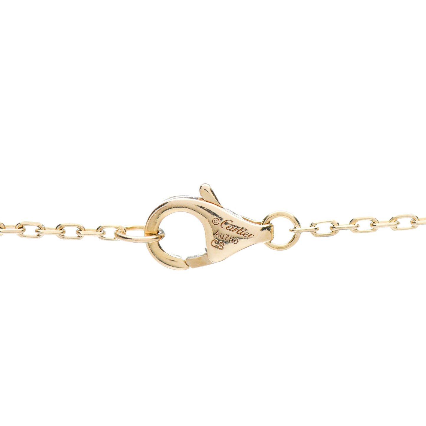 18K Yellow Gold Diamond Juste Un Clou Pendant Necklace